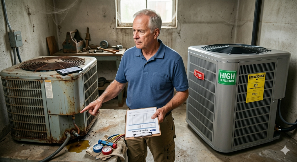 AC Repair vs Replacement Cost: Which Saves More Money?